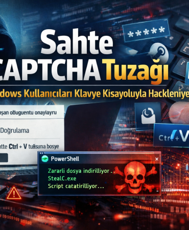 Sahte CAPTCHA Tuzağı: Windows Kullanıcıları Klavye Kısayoluyla Hackleniyor