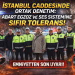 İstanbul Caddesi’nde Trafik Disiplini İçin Ortak Denetim Hamlesi