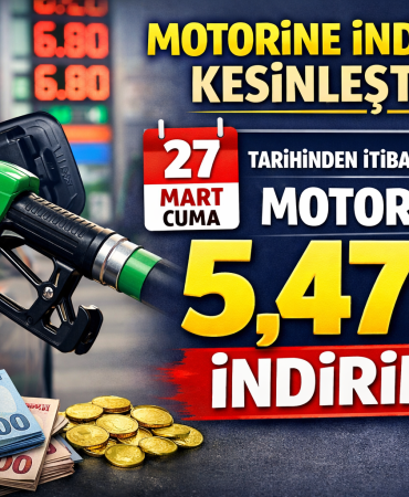 Akaryakıt Fiyatlarında Şok İndirim: Motorin 5,44 TL Ucuzluyor!