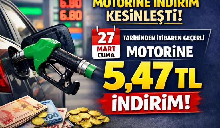 Akaryakıt Fiyatlarında Şok İndirim: Motorin 5,44 TL Ucuzluyor!