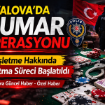 Yalova’da Kumar Operasyonu: 3 İşletme Hakkında Kapatma Süreci Başlatıldı