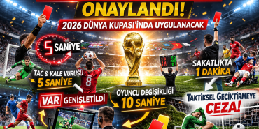 İFAB Yeni Oyun Kurallarını Onayladı: 2026 Dünya Kupası’nda Uygulanacak
