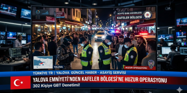 Yalova'da Polis Denetimi: 302 Kişiye GBT Yapıldı