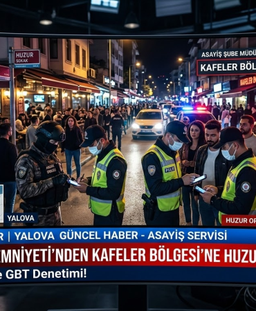 Yalova'da Polis Denetimi: 302 Kişiye GBT Yapıldı
