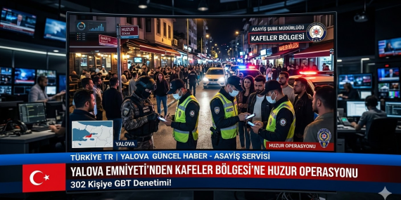 Yalova'da Polis Denetimi: 302 Kişiye GBT Yapıldı