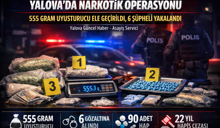 Yalova’da 22 Yıl Hapis Cezalı Hükümlü Yakalandı