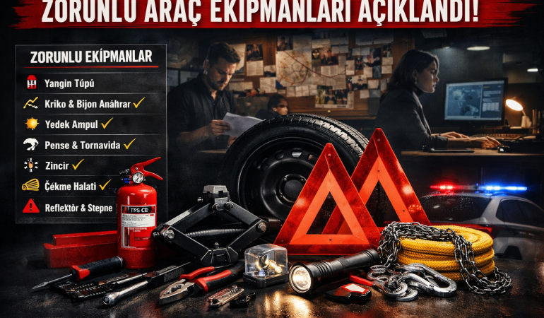 Karayolları Yönetmeliği Güncellendi: Her Araçta Bulunması Zorunlu Ekipmanlar Açıklandı