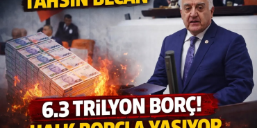 YALOVA’DAN TBMM’YE SERT UYARI: “BORÇ ARTIK GEÇİM ARACI HALİNE GELDİ”