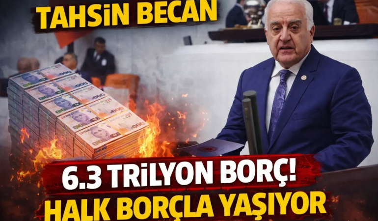 YALOVA’DAN TBMM’YE SERT UYARI: “BORÇ ARTIK GEÇİM ARACI HALİNE GELDİ”