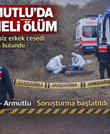 ÇALILIK ALANDA KİMLİĞİ BELİRSİZ CESET BULUNDU