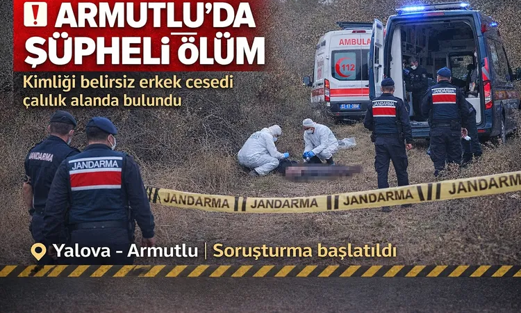 ÇALILIK ALANDA KİMLİĞİ BELİRSİZ CESET BULUNDU