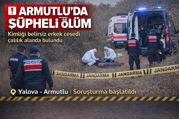 ÇALILIK ALANDA KİMLİĞİ BELİRSİZ CESET BULUNDU