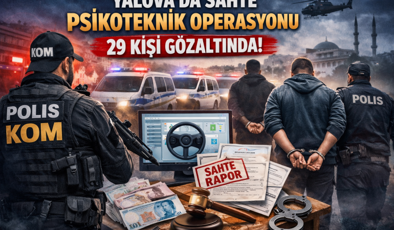 Sahte Psikoteknik Skandalı: 11 İlde Operasyon, 29 Gözaltı