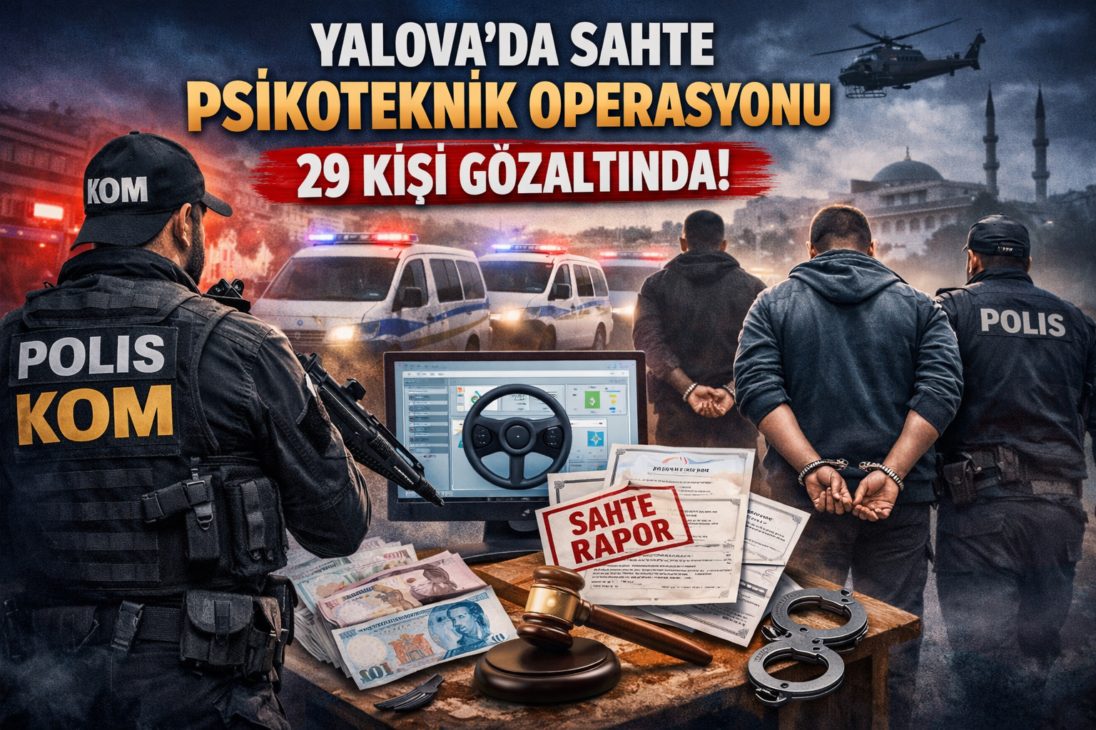 Sahte Psikoteknik Skandalı: 11 İlde Operasyon, 29 Gözaltı