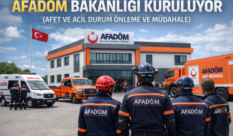Türkiye’de Afet Yönetiminde Tarihi Dönüşüm: Yeni Bakanlık Kuruluyor