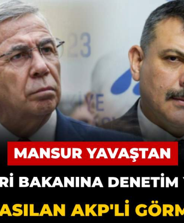 Mansur Yavaş’tan İçişleri Bakanlığı’na Sert Tepki: “Denetim Var Ama Eşit Uygulama Yok”