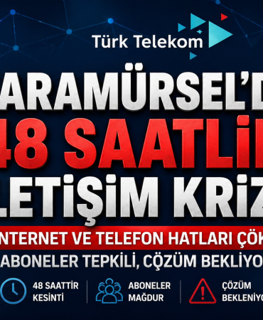 Karamürsel’de 48 Saatlik İletişim Krizi: İnternet ve Telefon Hatları Çöktü, Aboneler Tepkili