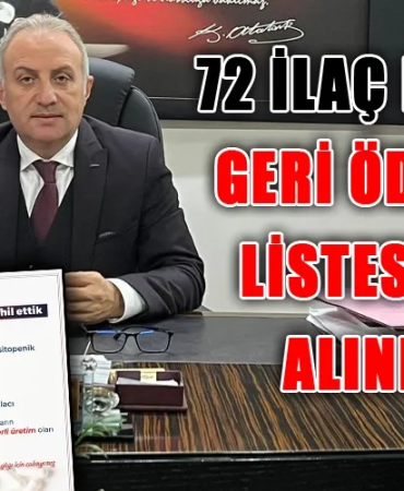 72 Yeni İlaç Geri Ödeme Listesine Alındı