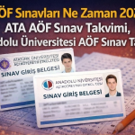 2026 AÖF Bahar Dönemi Vize Sınavları Tarihleri Belli Oldu