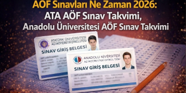 2026 AÖF Bahar Dönemi Vize Sınavları Tarihleri Belli Oldu