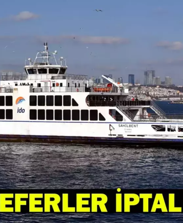 İDO’dan Yüzlerce Sefer İptali: Tarife Değişikliği Nedeniyle 6 Nisan – 1 Mayıs 2026