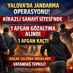 Yalova’da Jandarmadan Kirazlı Sanayi Sitesi’ne Operasyon: 1 Gözaltı, 1 Firari