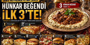 Dünya Mutfağında Peynir Zirvesi: Türkiye’den Hünkar Beğendi İlk 3’te!