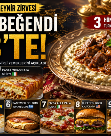 Dünya Mutfağında Peynir Zirvesi: Türkiye’den Hünkar Beğendi İlk 3’te!