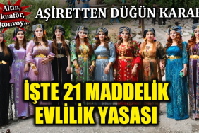 Şırnak’ta Düğünlere “Fren” Kararı: Goyan Aşireti Masrafları Sınırladı