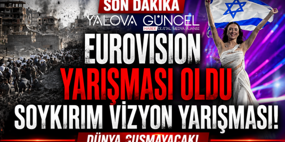Eurovision “Parıltılı Sahne, Sokakta Soykırım Tepkisi”