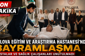 Yalova Eğitim ve Araştırma Hastanesi’nde Bayramlaşma