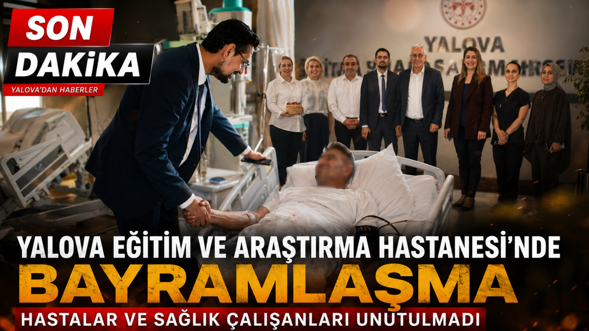 Yalova Eğitim ve Araştırma Hastanesi’nde Bayramlaşma