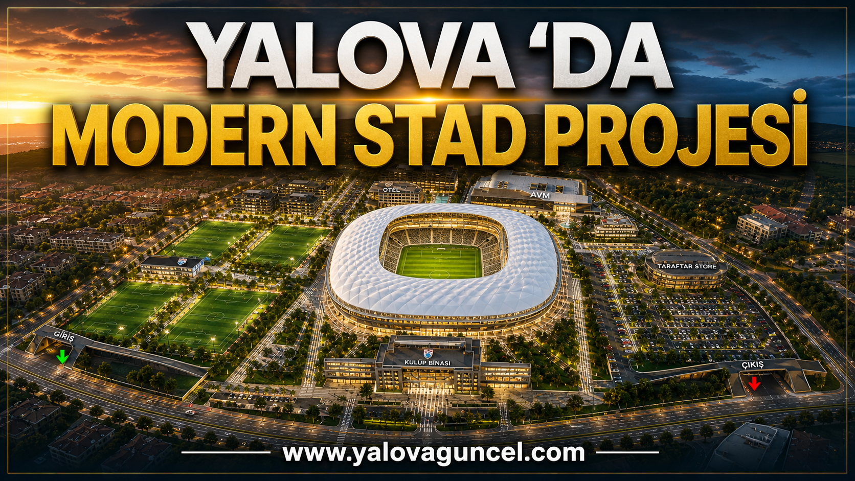 YALOVA STADYUM ARAZİSİ “YAŞAYAN SPOR KAMPÜSÜNE” DÖNÜŞEBİLİR