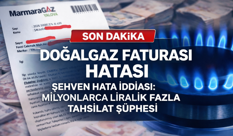 Doğalgaz Faturalarında “Sehven Hata” İddiası