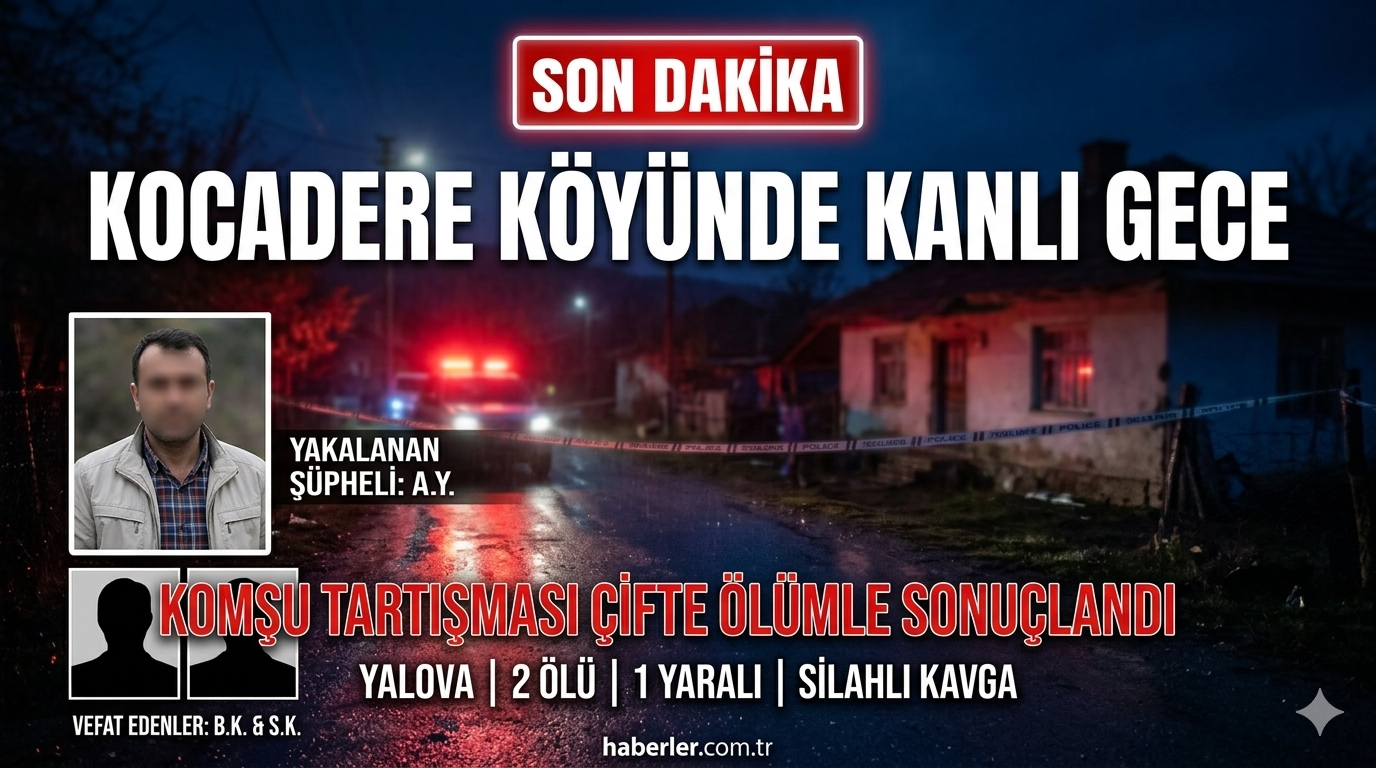 Yalova Çınarcık’ta Komşu Dehşeti: Kahvehanede Başlayan Tartışma Cinayetle Sonuçlandı