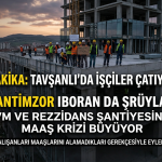 Maaş Krizi Çatıya Taşındı: İşçiler Eylem Başlattı