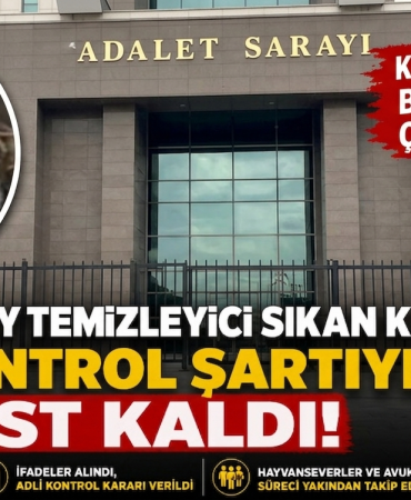 KEDİYE YÜZEY TEMİZLEYİCİ SIKAN ŞÜPHELİ ADLİ KONTROLLE SERBEST: HUKUKİ SÜREÇ DEVAM EDİYOR