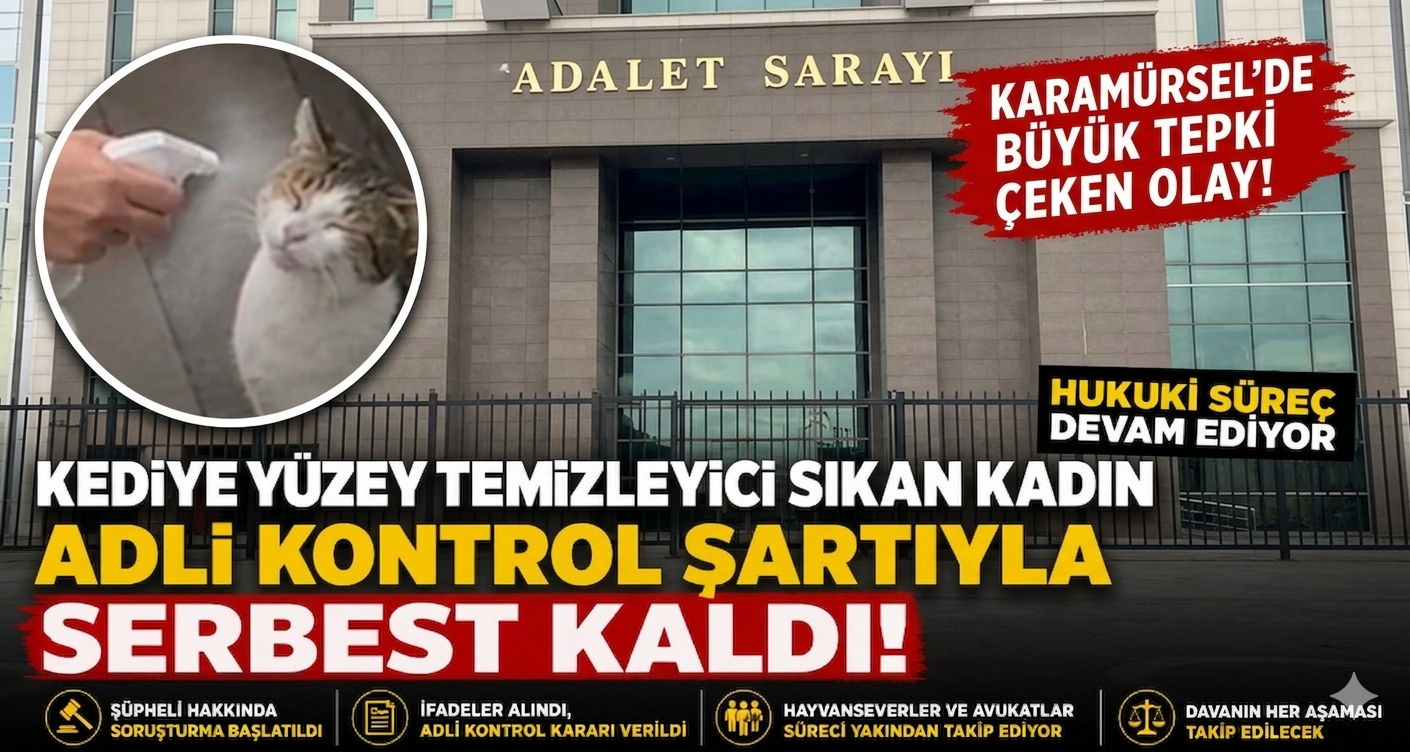 KEDİYE YÜZEY TEMİZLEYİCİ SIKAN ŞÜPHELİ ADLİ KONTROLLE SERBEST: HUKUKİ SÜREÇ DEVAM EDİYOR