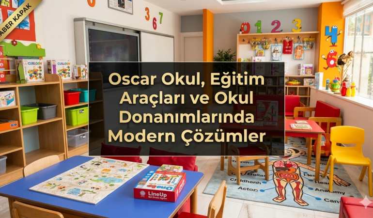 Oscar Okul’dan Eğitimde Yeni Nesil Dönüşüm: Modern Sınıf ve Okul Donanımı Çözümleri Dikkat Çekiyor
