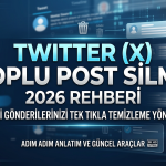 Twitter Toplu Post Silme 2026 Adım Adım Rehber
