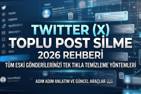 Twitter Toplu Post Silme 2026 Adım Adım Rehber