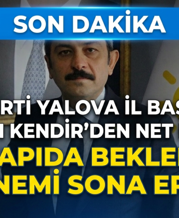 Kendir’den Net Mesaj: “Kapıda Bekleme Dönemi Sona Erdi”