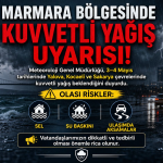 Marmara’da Kritik Hava Uyarısı: 3 İlde Kuvvetli Yağış ve Sel Riski