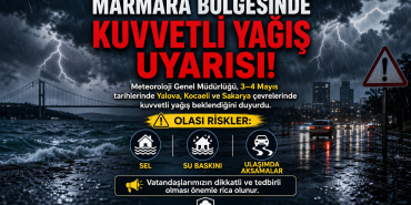 Marmara’da Kritik Hava Uyarısı: 3 İlde Kuvvetli Yağış ve Sel Riski