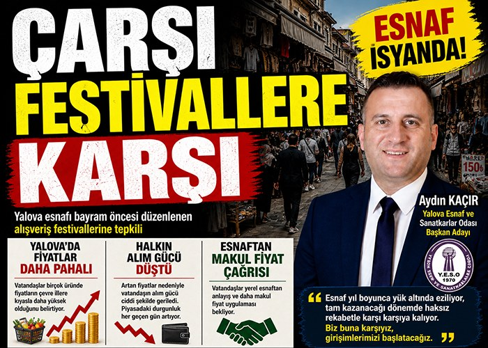 Yalova’da “Alışveriş Festivali” Tartışması: Esnaftan Haksız Rekabet Tepkisi