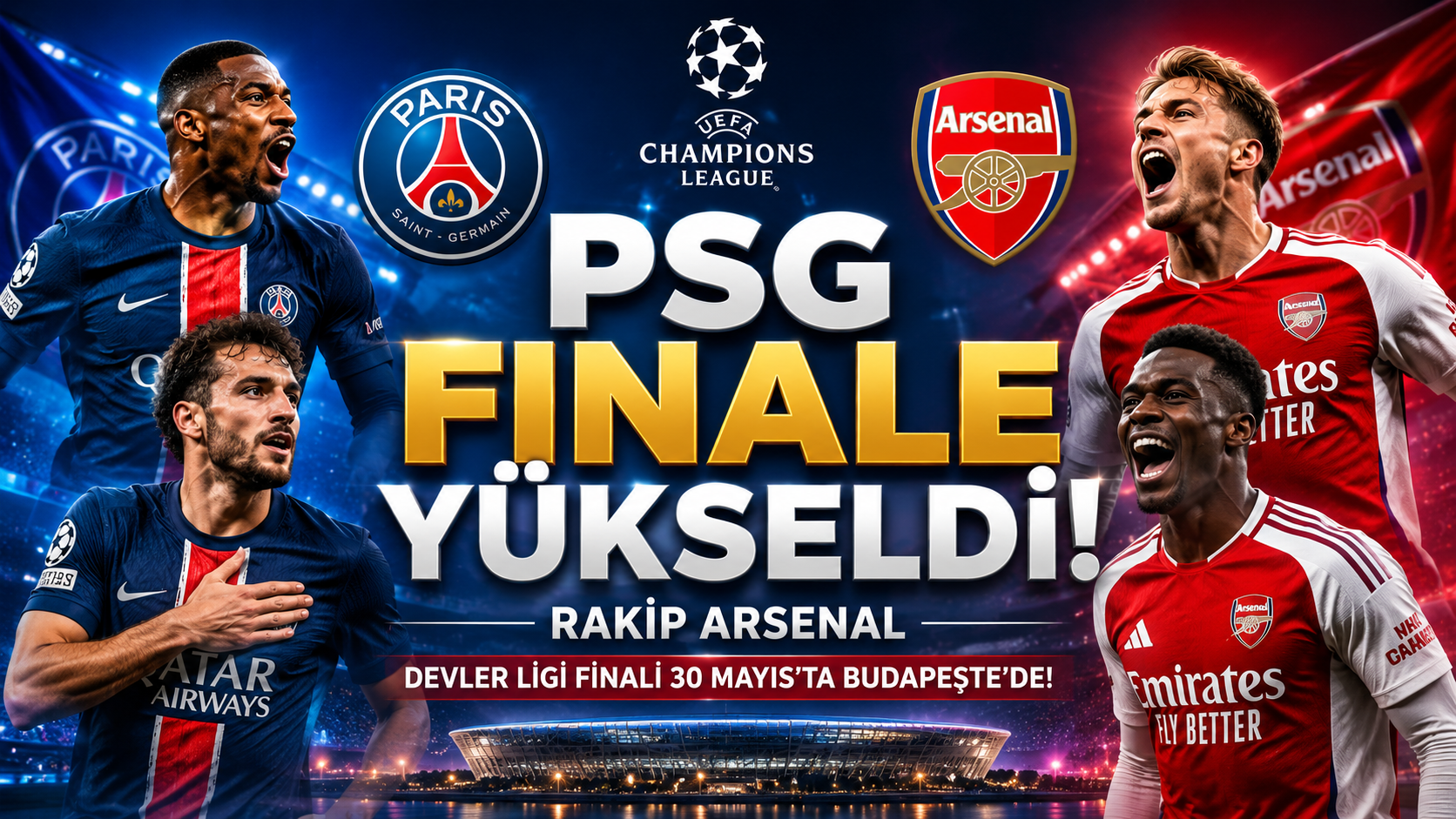 PSG Finale Yükseldi! Bayern Münih’i Eleyip Arsenal’in Rakibi Oldu