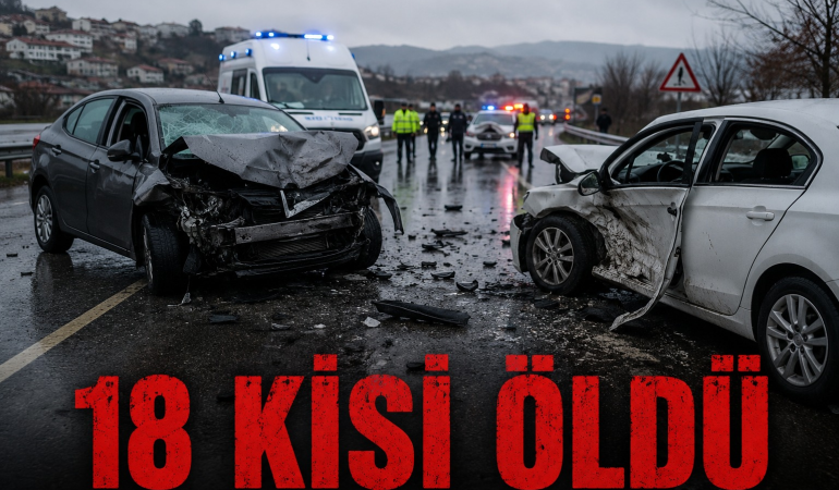 Yalova’da Trafik Kazaları Alarm Veriyor: 2025’te 18 Can Kaybı