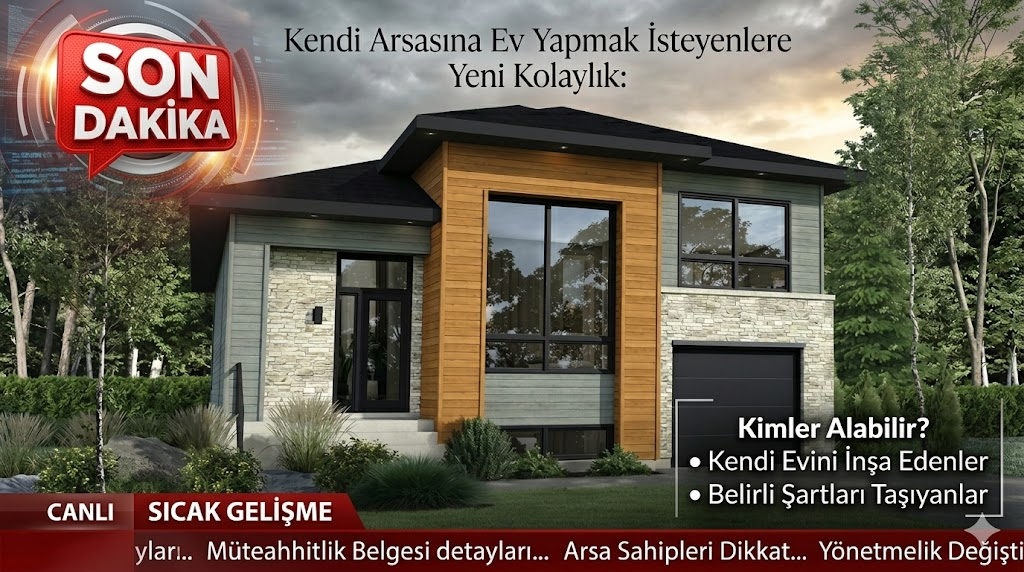 Kendi Arsasına Ev Yapmak İsteyenlere Yeni Kolaylık: Geçici Müteahhitlik Belgesi Nedir, Kimler Alabilir?