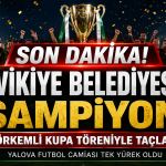 Teşvikiye Belediyespor’dan Şampiyonluğa Yakışan Gece: Yalova Futbol Camiası Tek Yürek Oldu