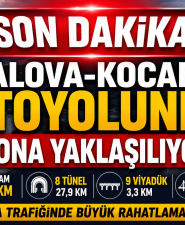 Yalova–Kocaeli Otoyolunda Kritik Süreç: 78 Kilometrelik Dev Projede Sona Yaklaşılıyor